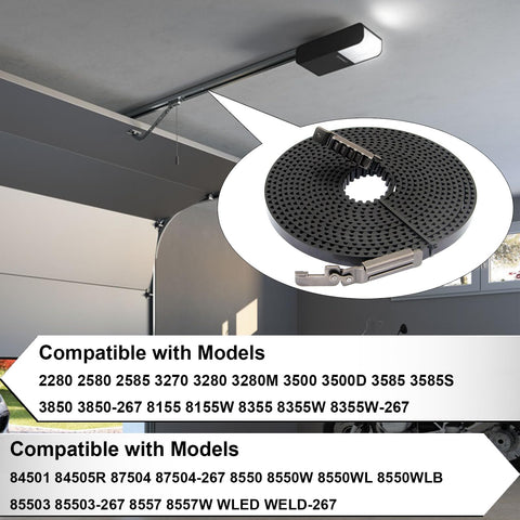 DEEKOOL drive belt installed on a garage opener for quieter performance
