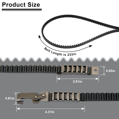 DEEKOOL quiet operation drive belt reduce noise during cycles