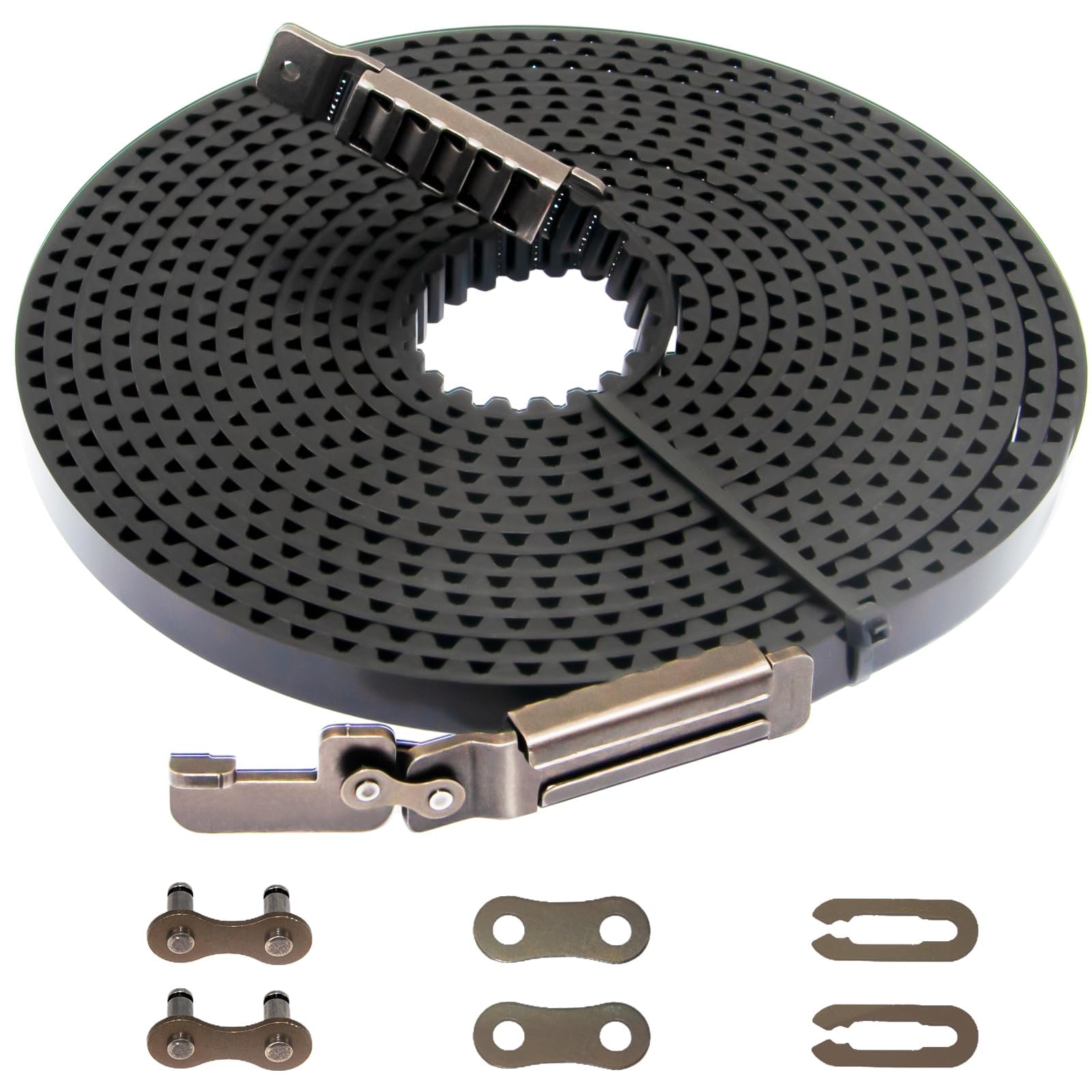 DEEKOOL 41A5434-11A drive belt close-up, 233-inch length for smooth 7ft door operation