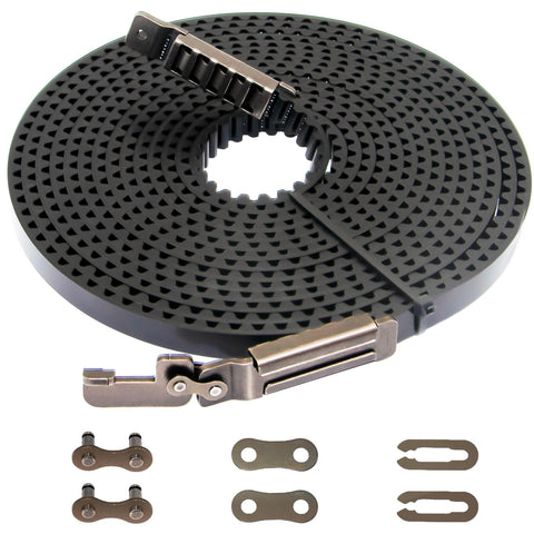DEEKOOL 41A5434-11A drive belt close-up, 233-inch length for smooth 7ft door operation
