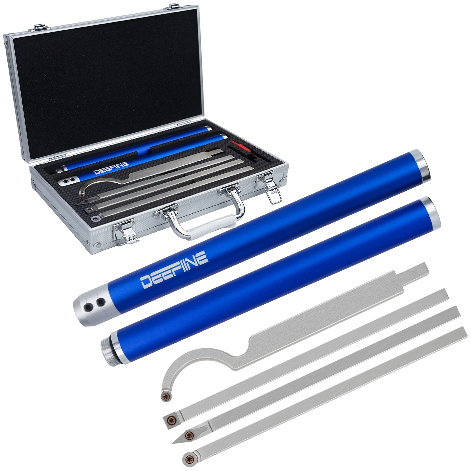 DEEFIINE aluminum storage case keeps tools organized and portable