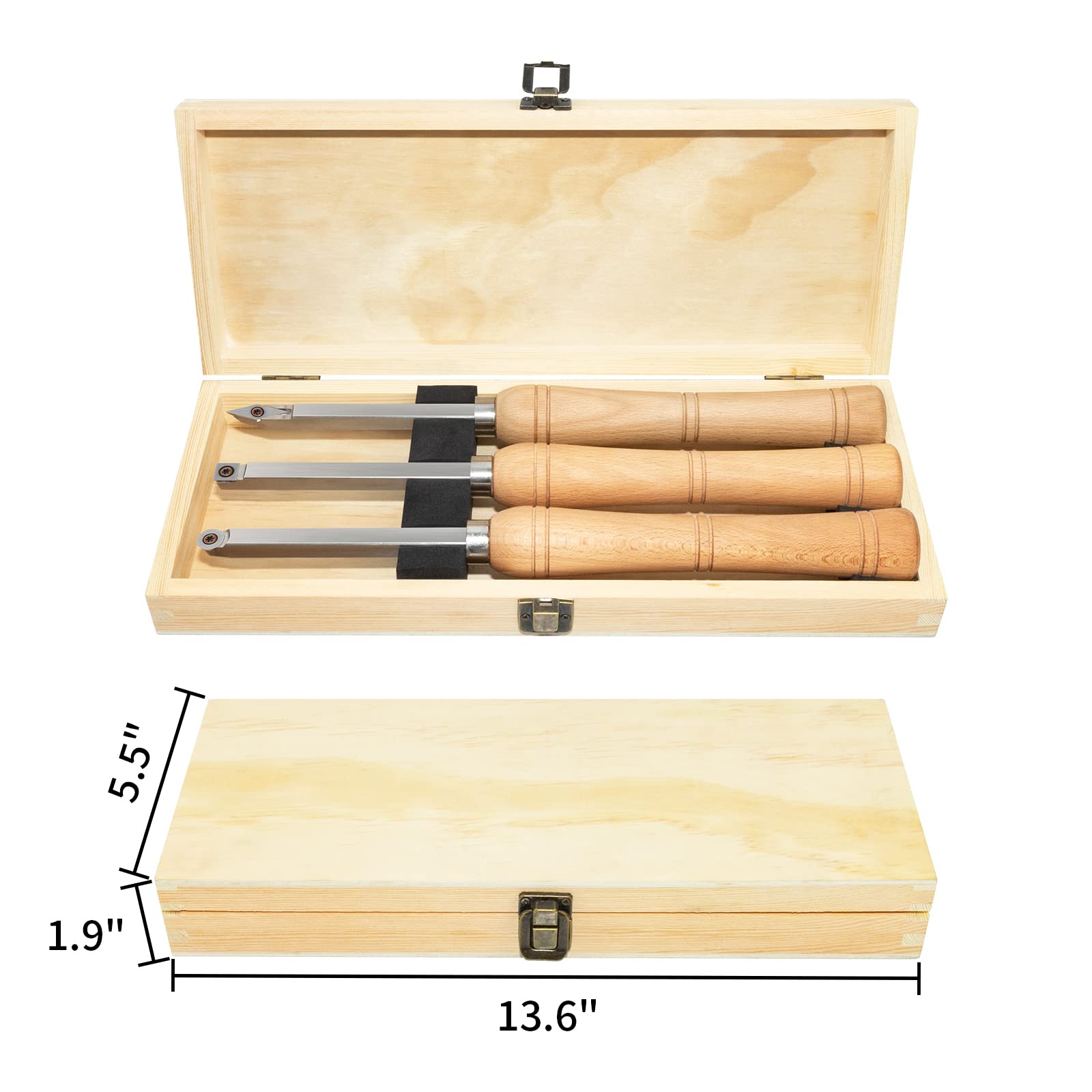 DEEFIINE carbide inserts pack for easy project extensions