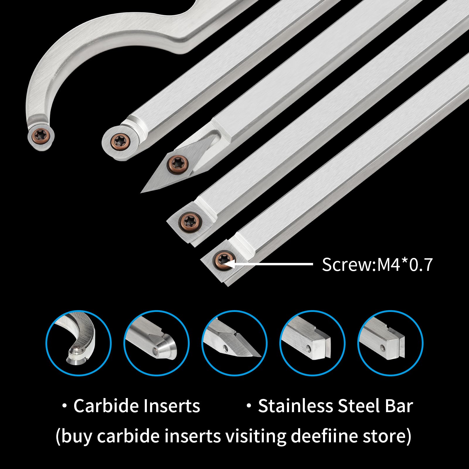 DEEFIINE interchangeable foam handle for comfortable grip and reduced fatigue