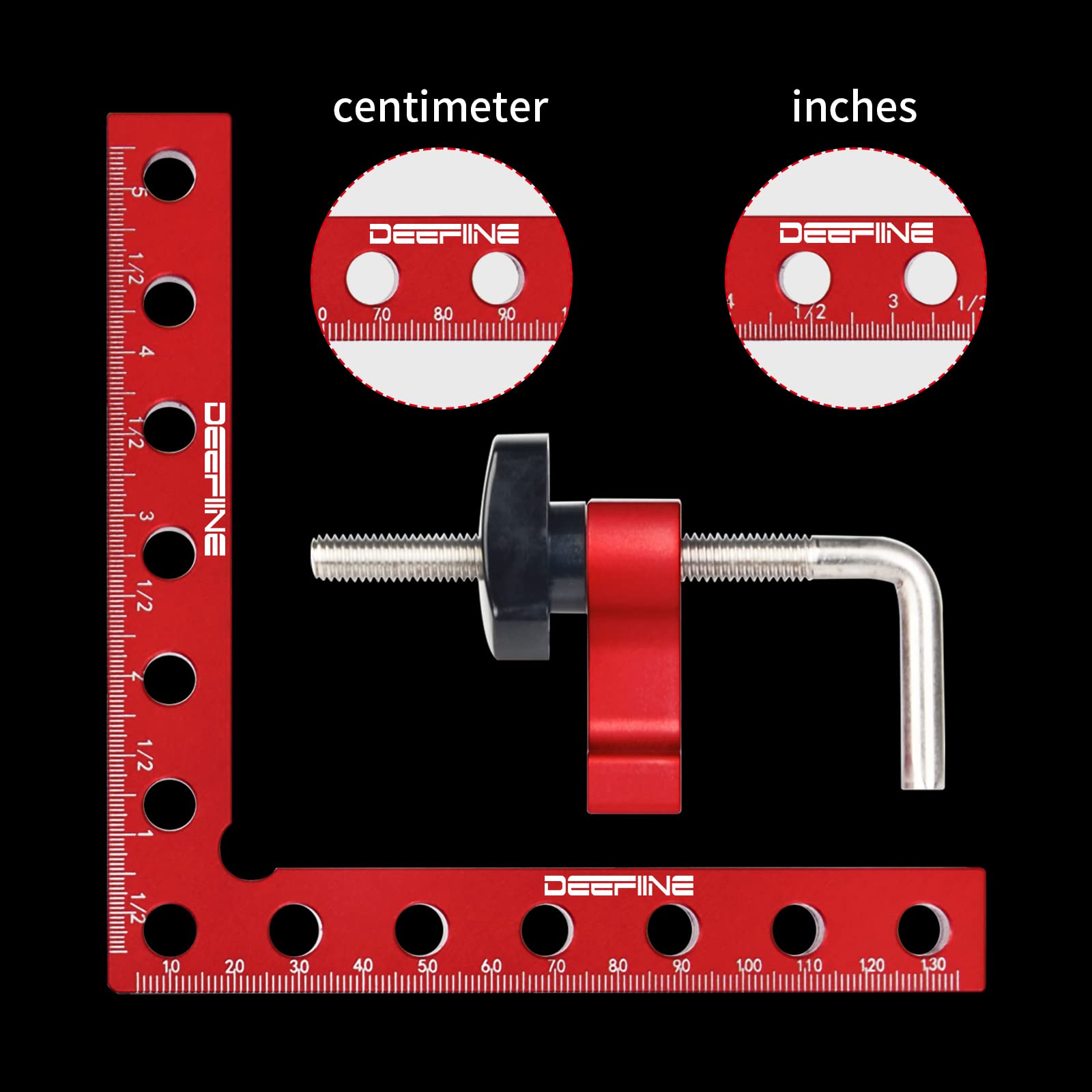 DEEFIINE wooden clips enable quick, secure setup.