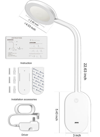 Deeloop easy installation on wall or headboard with minimal tools.