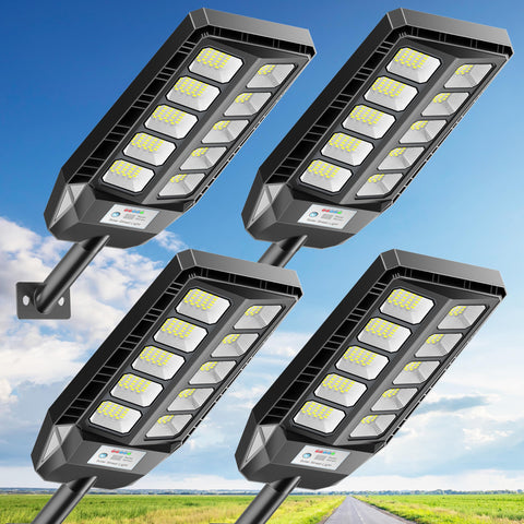 Deepn solar lights outdoor front yard setup for safe nighttime visibility.