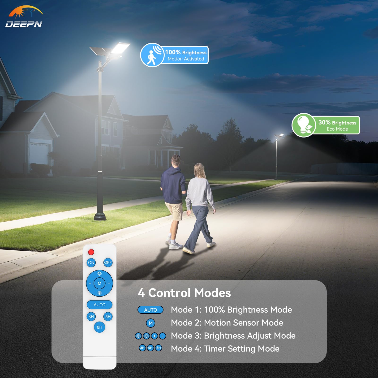 Deepn aluminum housing ensures durable outdoor performance