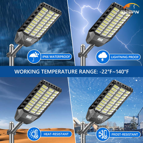 High-capacity 6V battery powers long nighttime performance