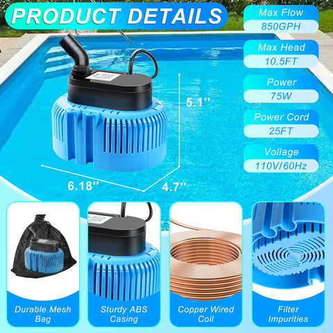DeeprBetter 110V compact design with hose adapters