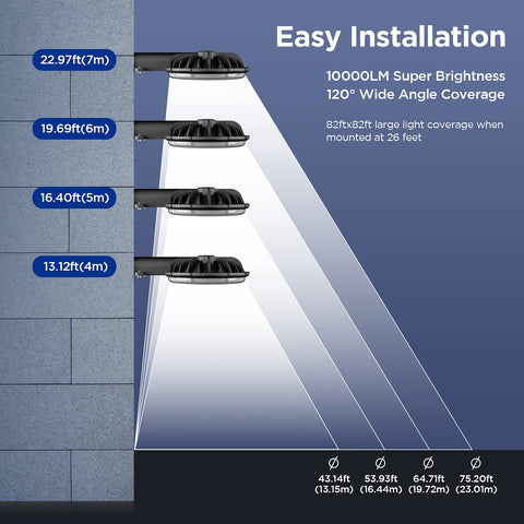 Deerdance security-style barn light improves visibility around garages and yards.
