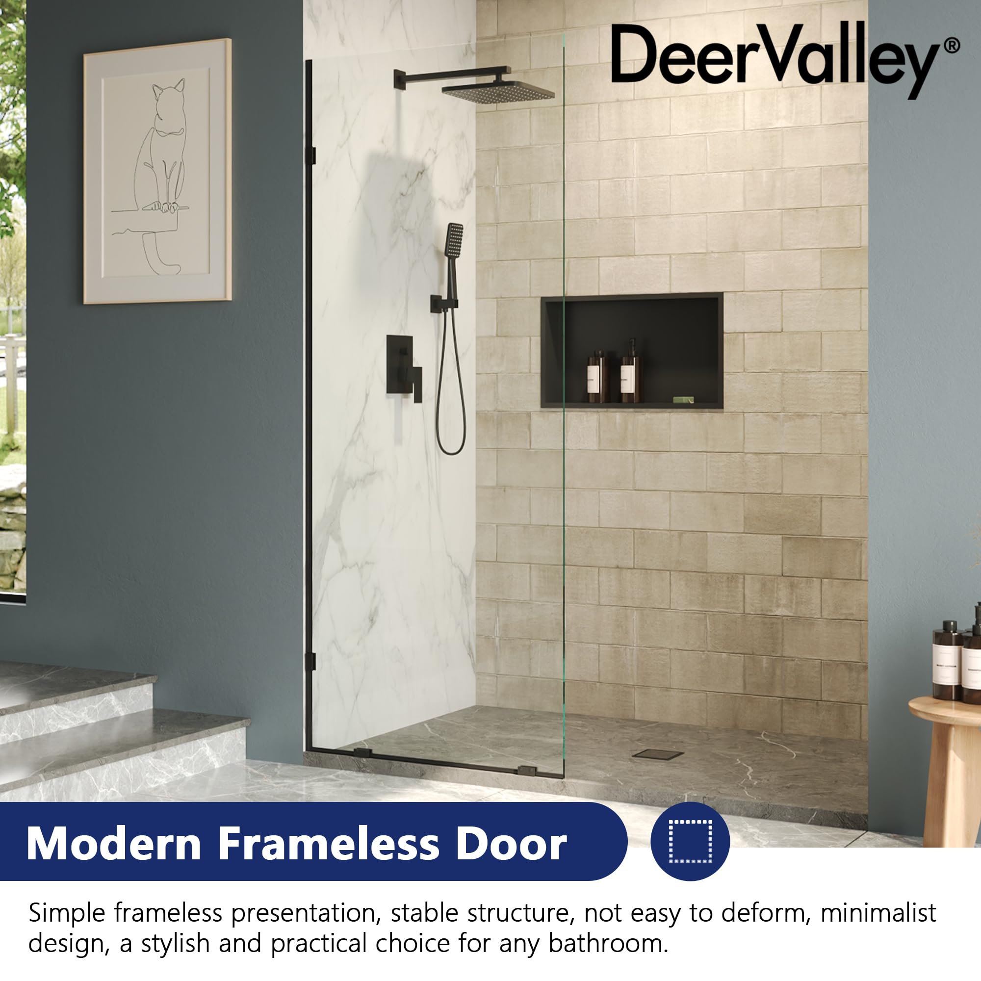 DeerValley easy-clean surface promotes quick maintenance after use.