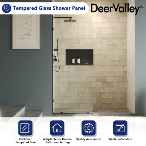DeerValley stainless steel glass clamps ensure sturdy panel support.