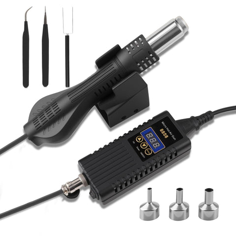 Defabee 8858 digital hot air station for precise SMD rework and desoldering