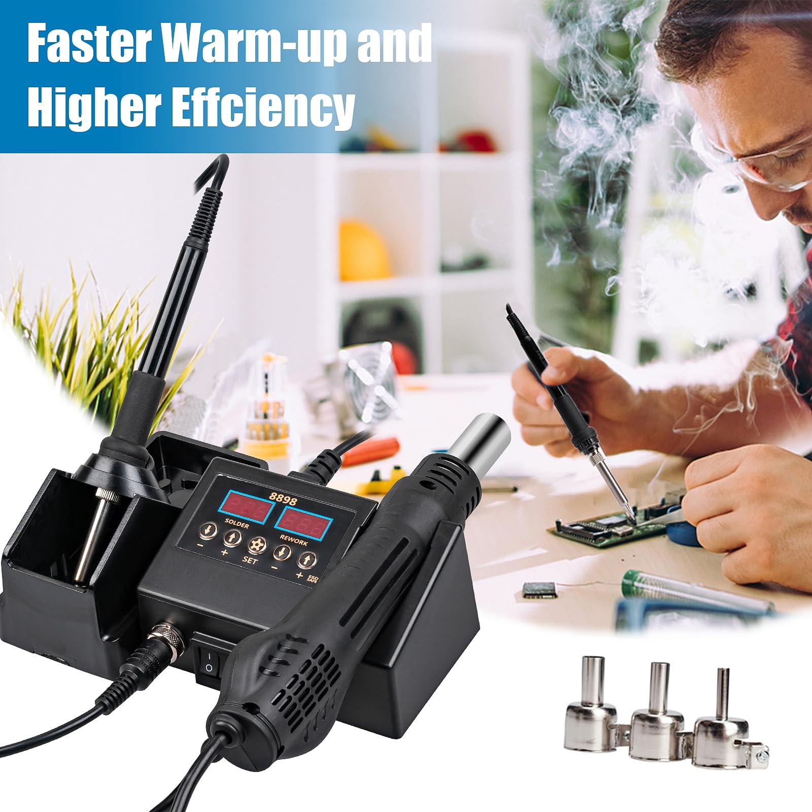 Defabee professional accessories kit included for a ready-to-use setup