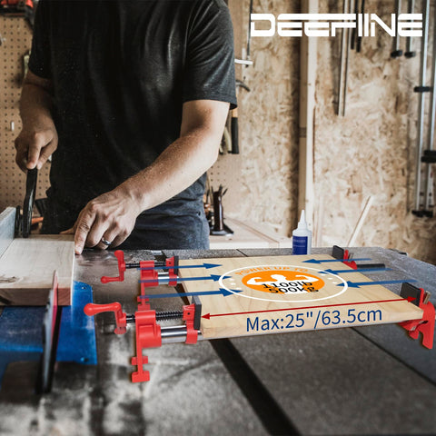 DEEFIINE quick-release handle enables fast, controlled clamping operations