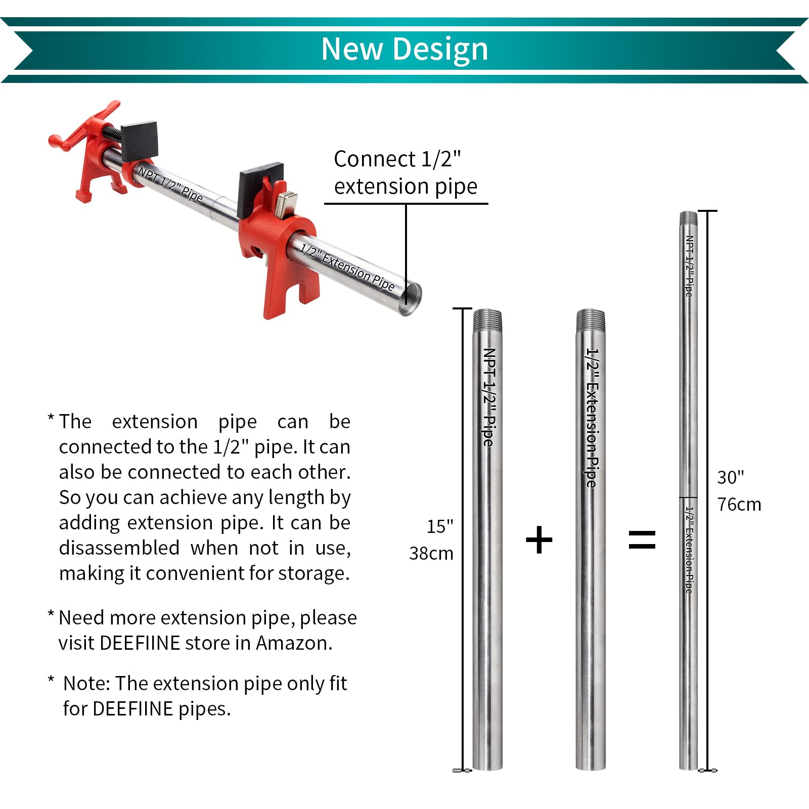 DEEFIINE heavy-duty clamp demonstrates 1100 lb load capability for robust joinery