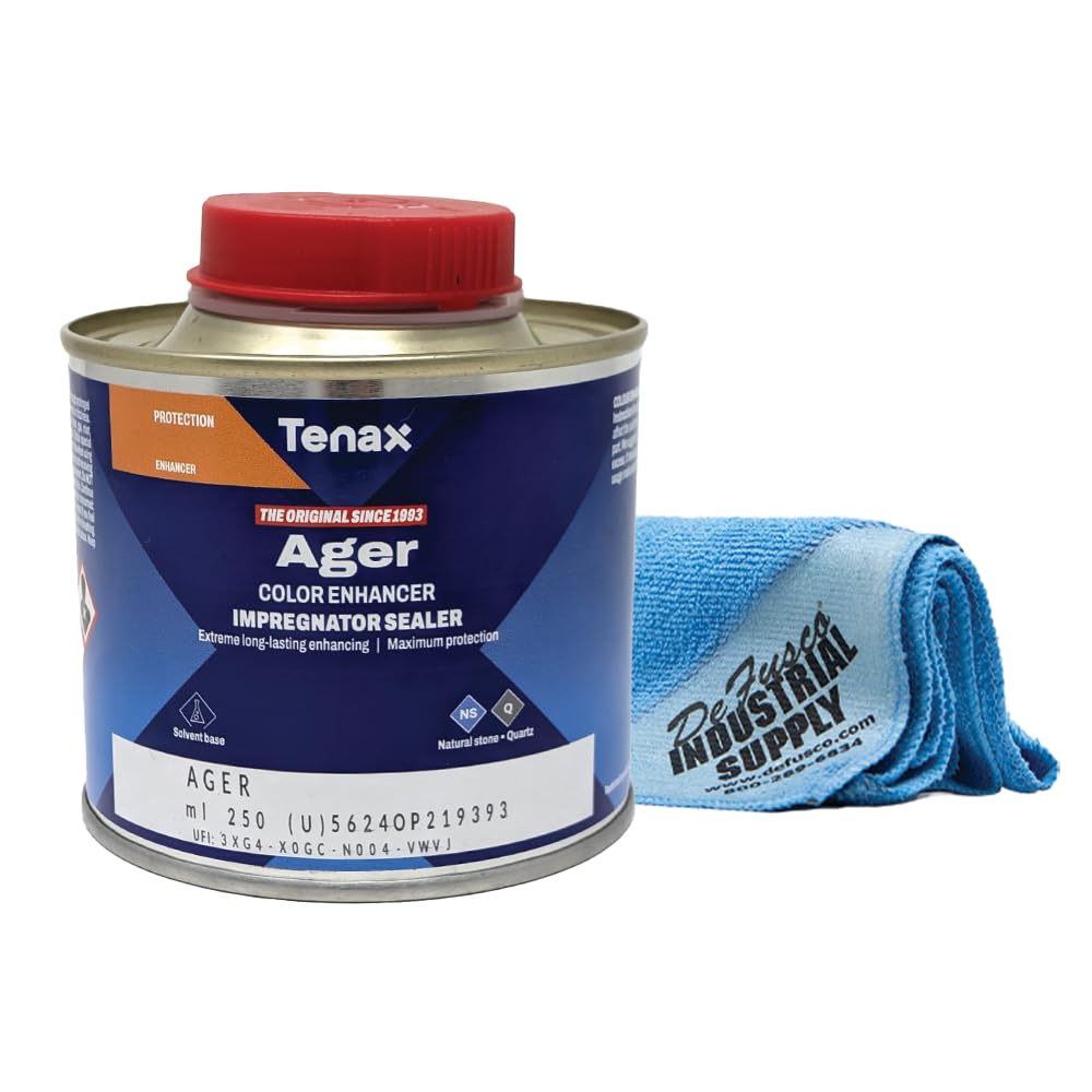 DeFusco Tenax Ager microfiber cloth for applying sealer and achieving a glossy finish