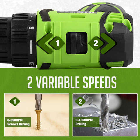 DegLasers drill highlighted with LED light and ergonomic grip for better visibility.