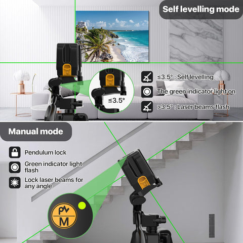 DEGLASERS universal tripod with 1/4 inch screw enables flexible mounting.