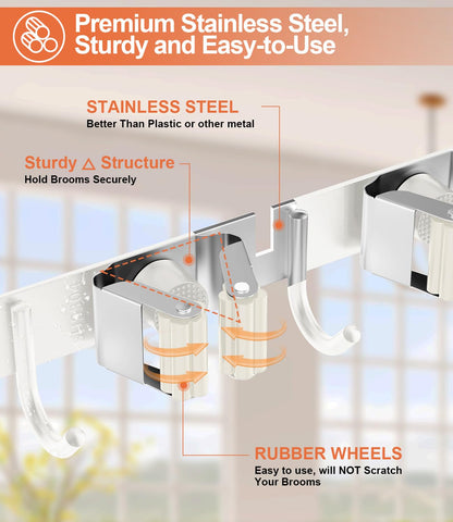 Wall-mount option for flexible placement in kitchen, bathroom, or garage