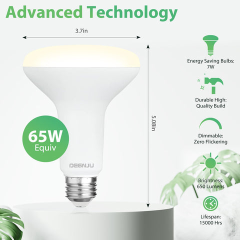 DEGNJU BR30 LED bulb long life up to 15,000 hours