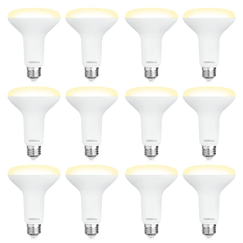 DEGNJU BR30 LED bulbs pack front view delivering bright 650 lumens for even recessed lighting.