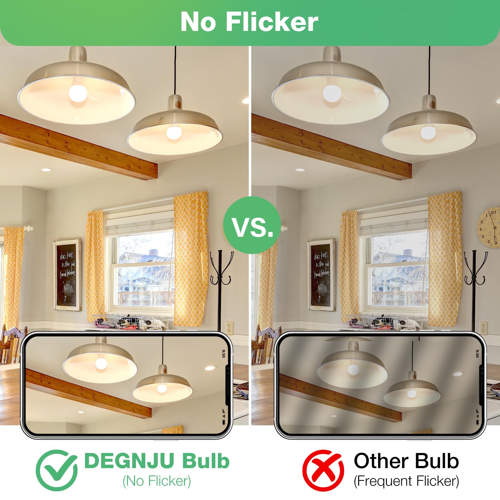 DEGNJU LED bulb home use daylight for office and kitchen tasks