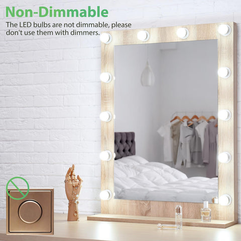 DEGNJU G25 globe vanity bulb flicker-free lighting for grooming