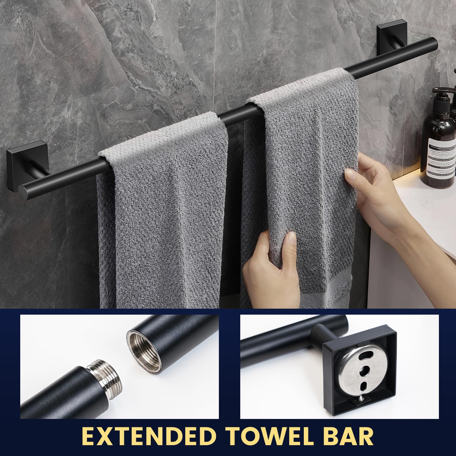 DEGULAS robe towel hook keeps robes within reach and organized