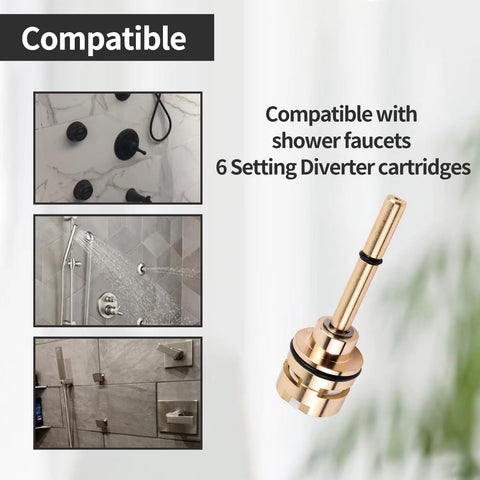 Sealed design of RP51919 reduces leaks during high-temperature showers