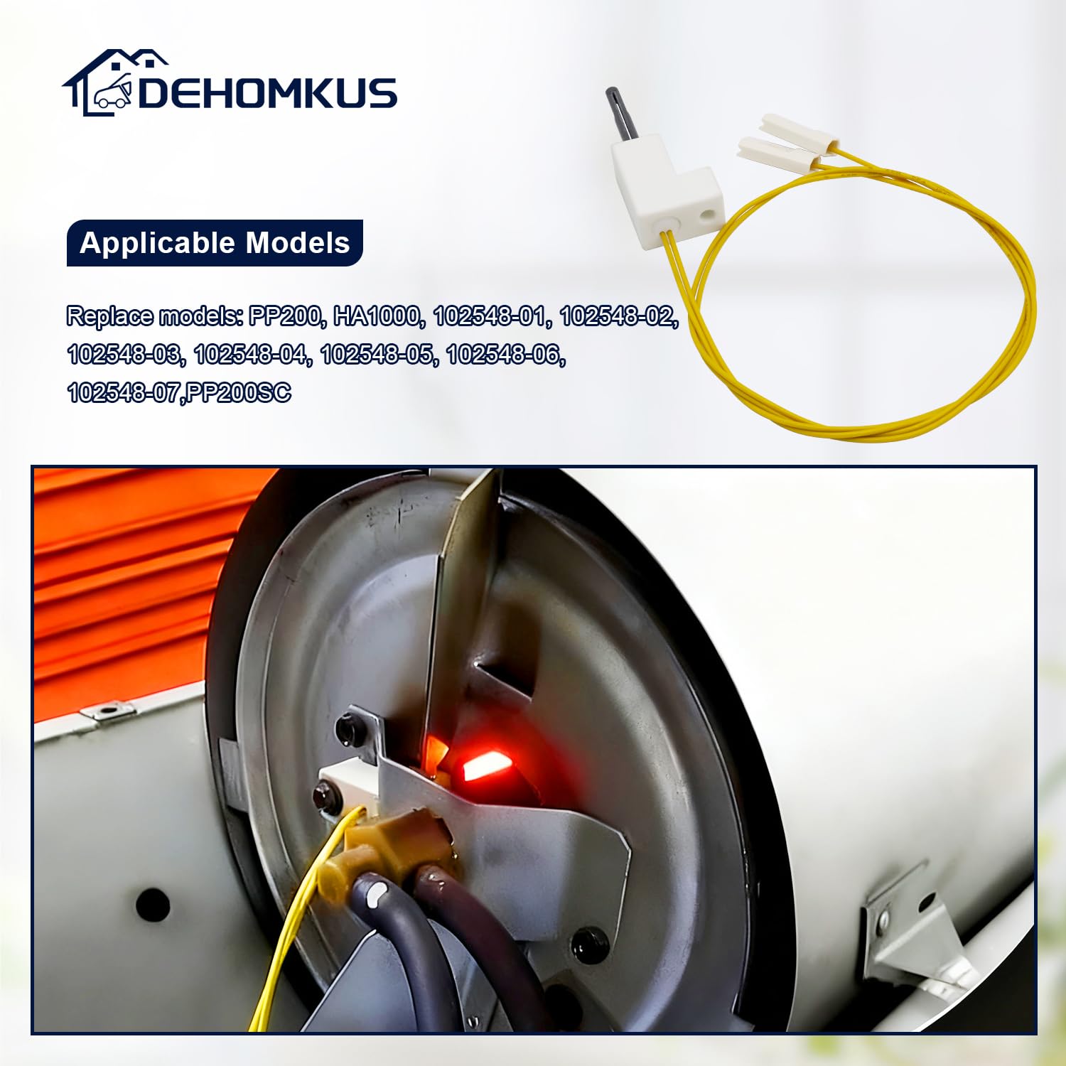 DEHOMKUS ignitor wiring connection simplifies installation