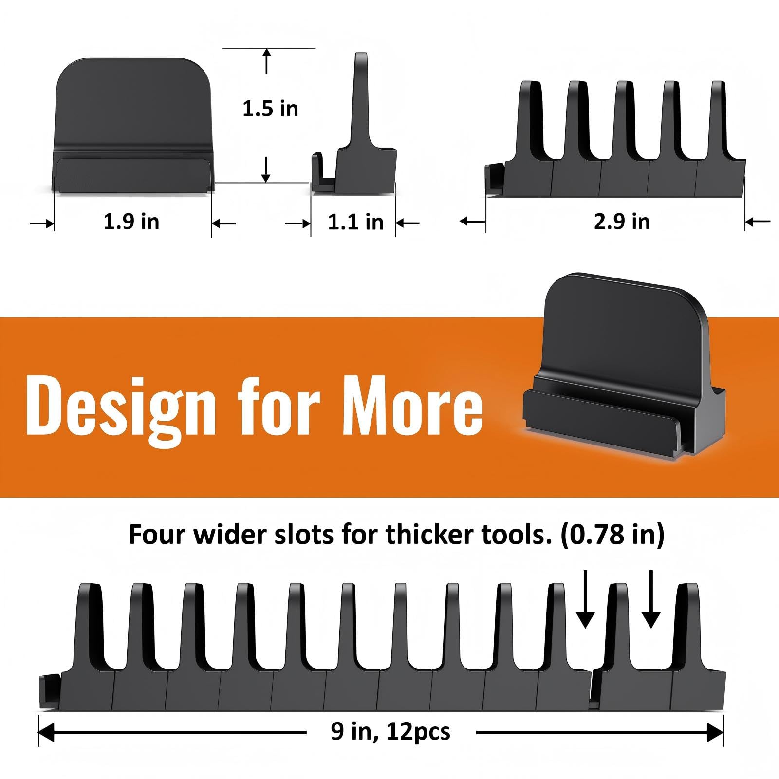 DEHOYI magnetic holders keep tools secure and within reach on a workbench.
