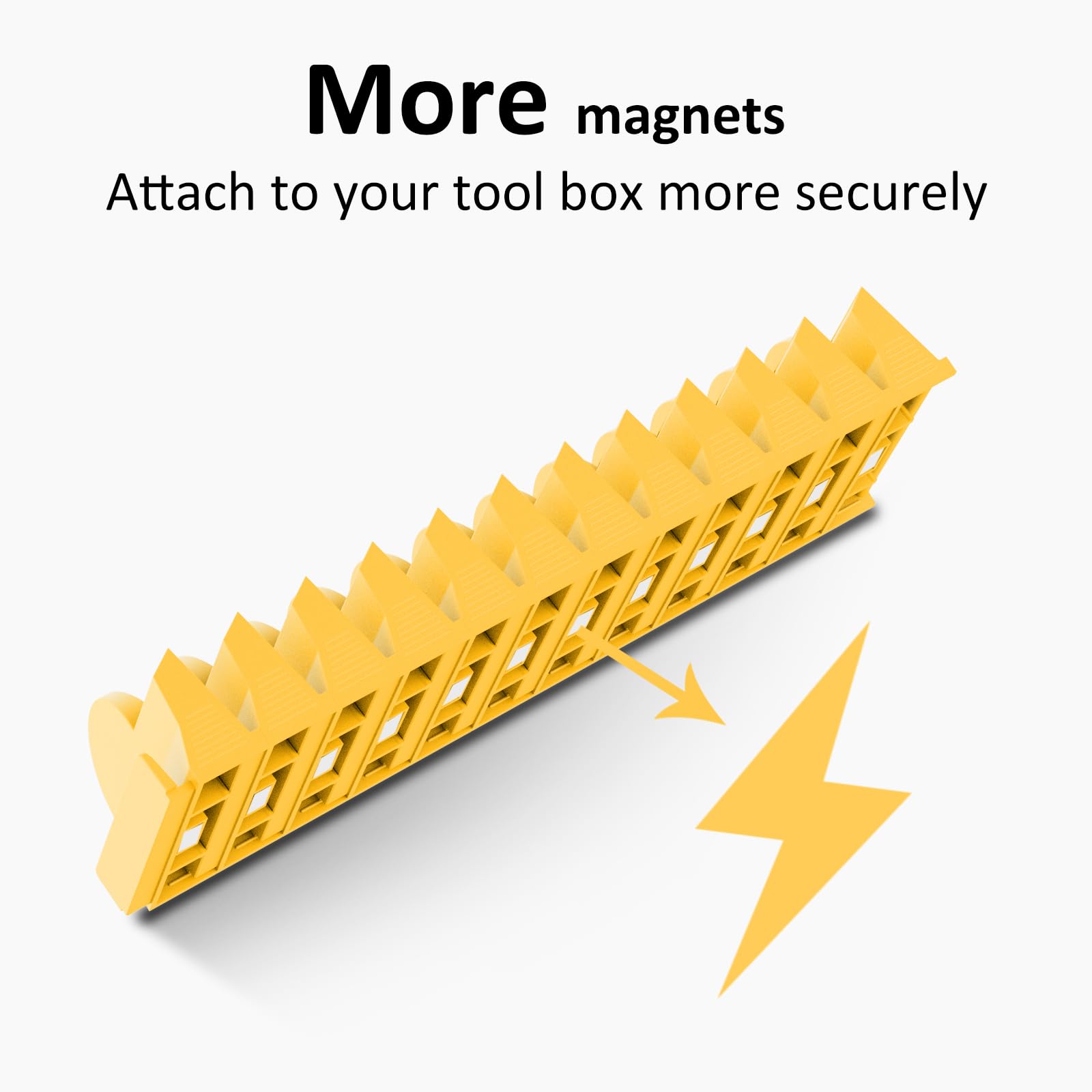 DEHOYI yellow magnets secure wrenches during use for stability