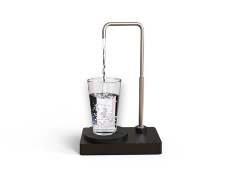 DeiryuRay desk water dispenser front view, compact for home or office.