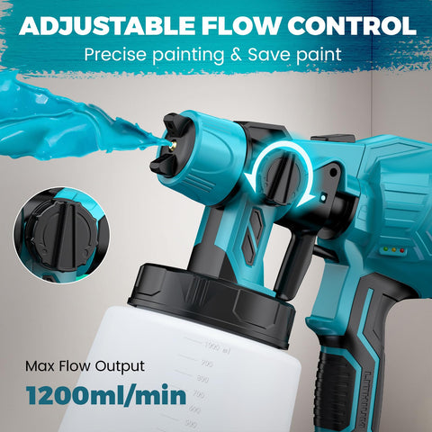 DEJUNPIOOL adjustable flow control for efficient coating application