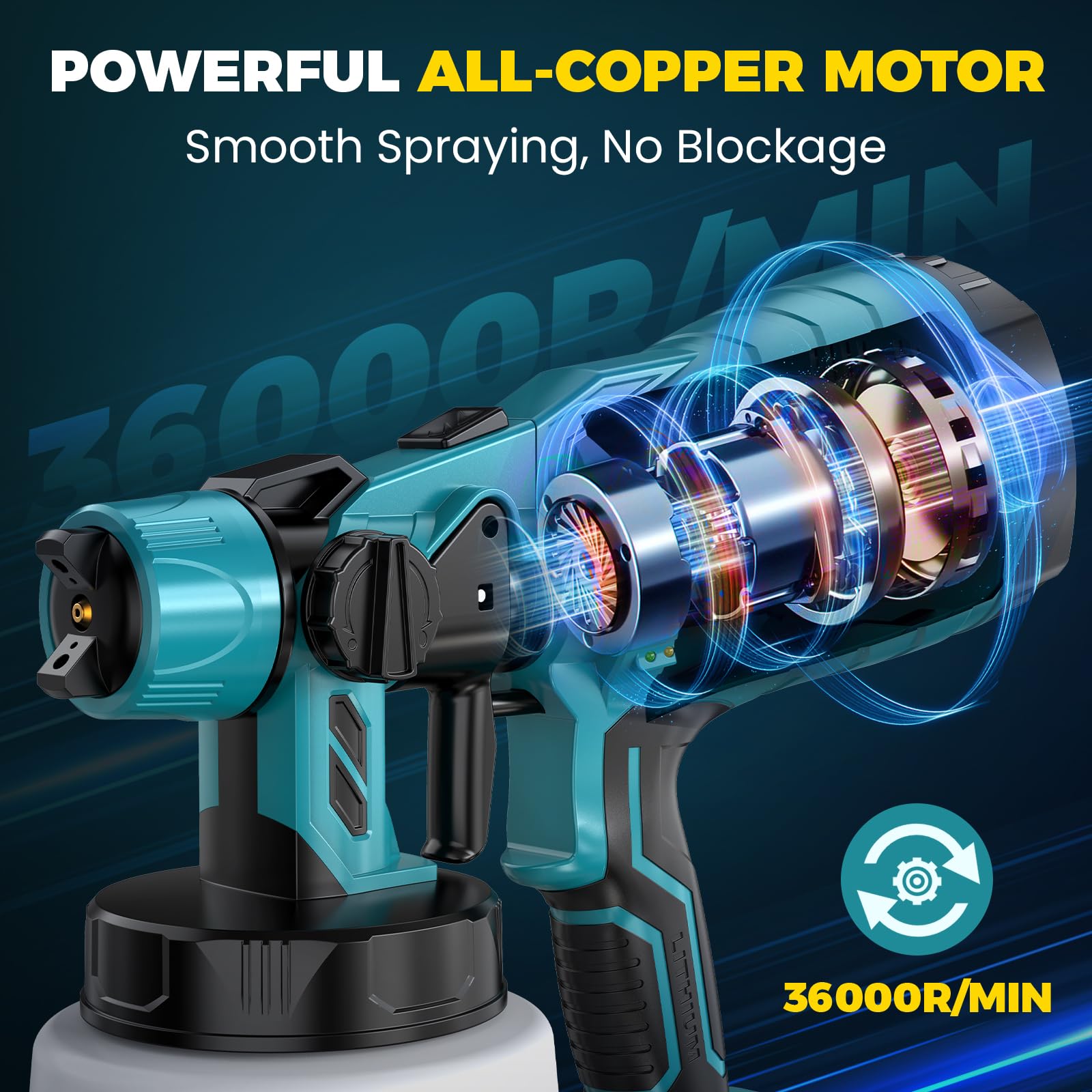 DEJUNPIOOL lightweight sprayer designed for one-handed use