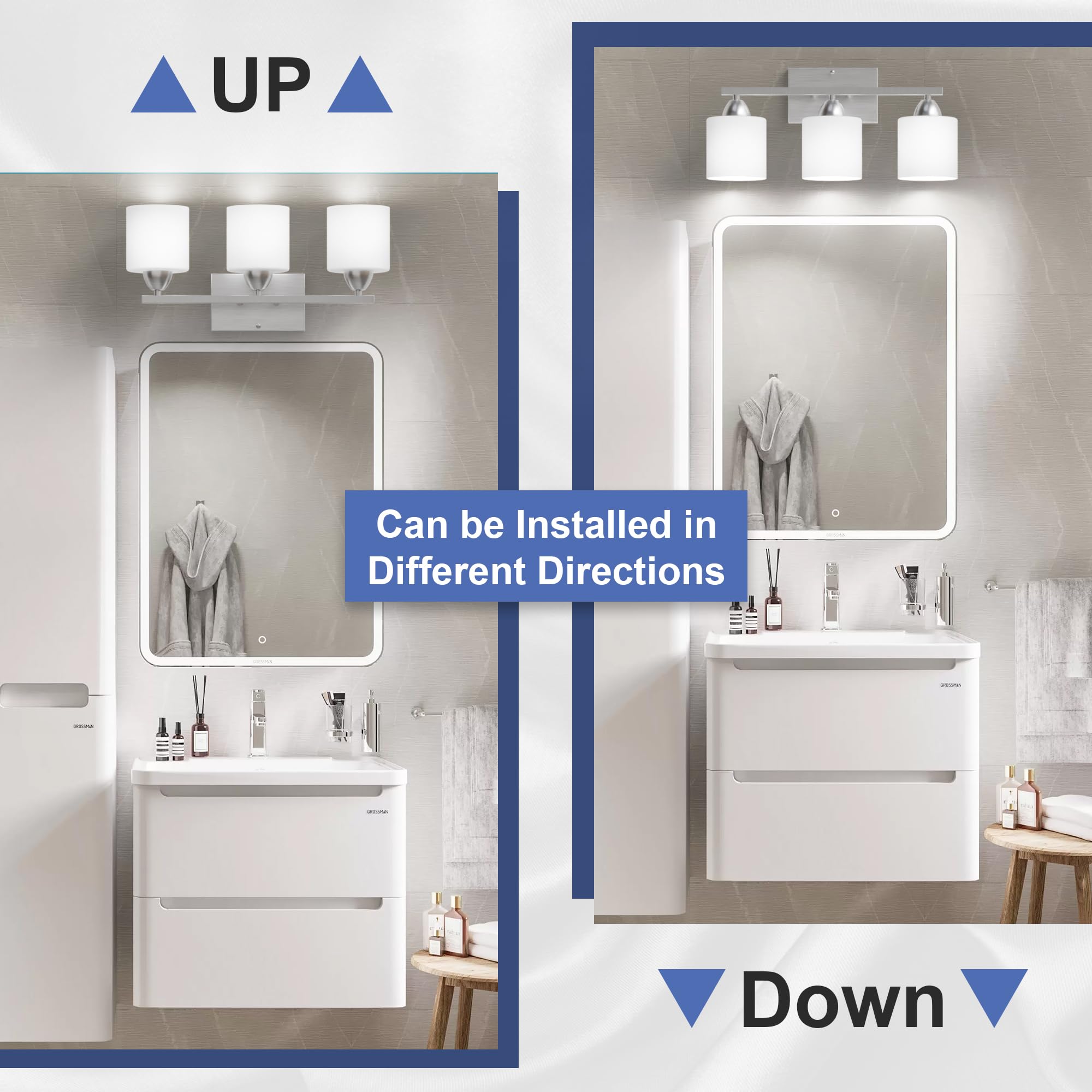 Dekang wall sconce demonstrates dimmable-friendly setup with compatible bulbs.