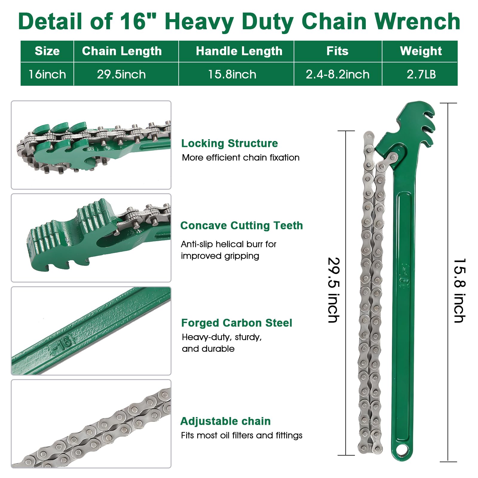 DEKELIY 6-inch rubber strap wrench gripping a jar securely.