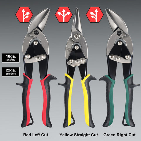 DEKELIY Aviation tin snips reduce cutting effort by up to 20% on thick metal.