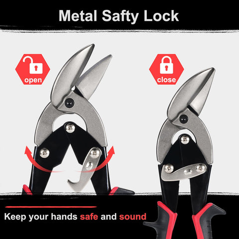 DEKELIY Aviation tin snips straight-cut clarity for quick, consistent results.
