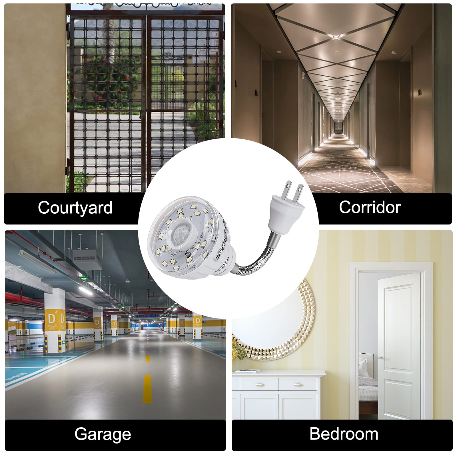 DEKELIY ideal for garages, basements, and hallways, offering quick navigation at night.