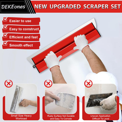 DEKEones 32inch blade with long handle ideal for high installations.