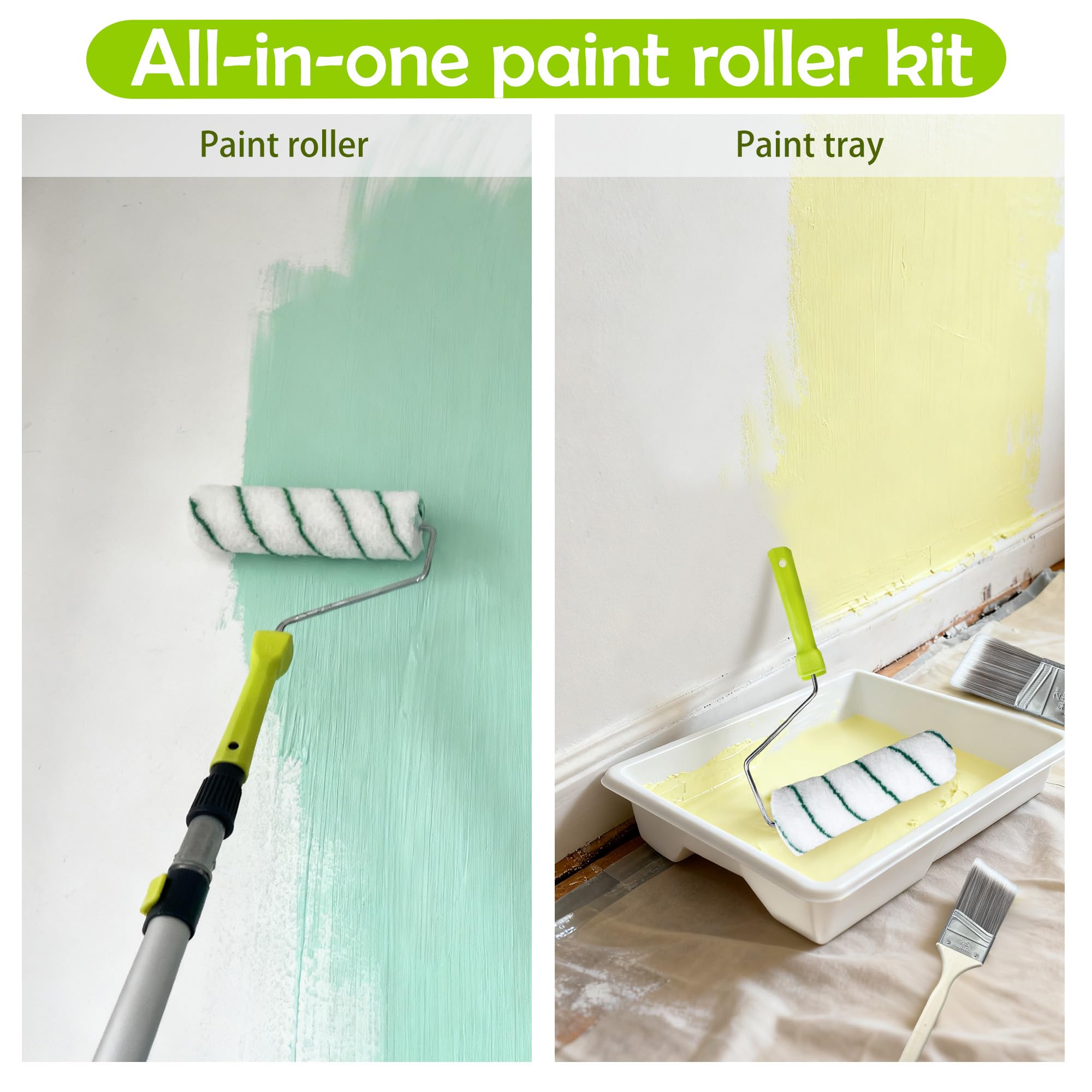 Dekonmon assorted brushes and accessories enhance trim work and touch-ups