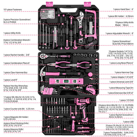 DEKOPRO 12V cordless drill ready for quick DIY tasks and furniture assembly