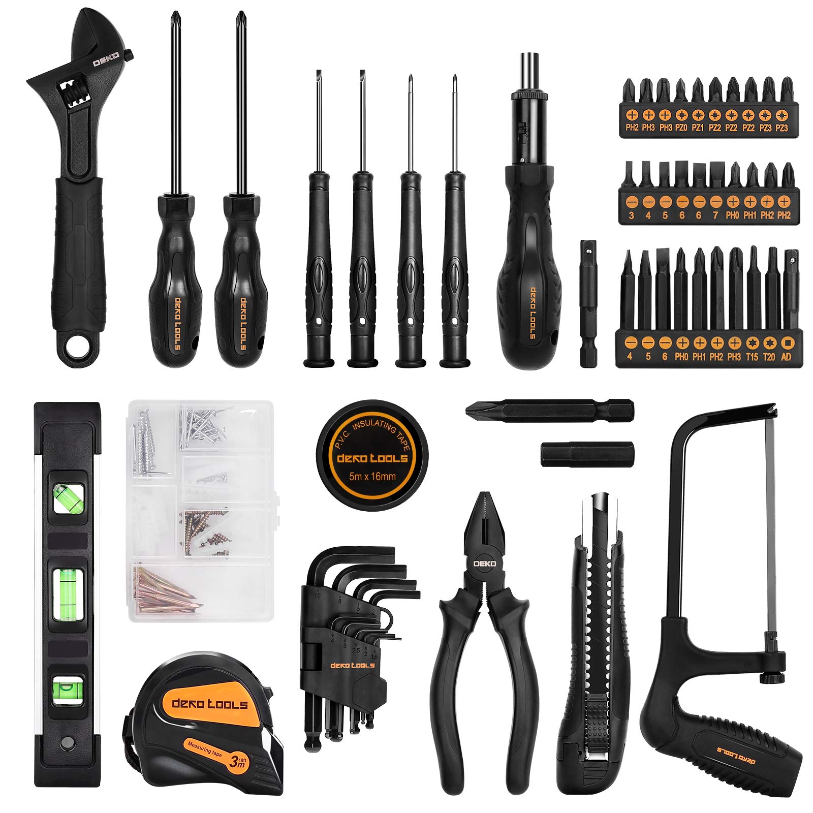 DEKOPRO pliers and screwdrivers provide solid grip for precise adjustments.