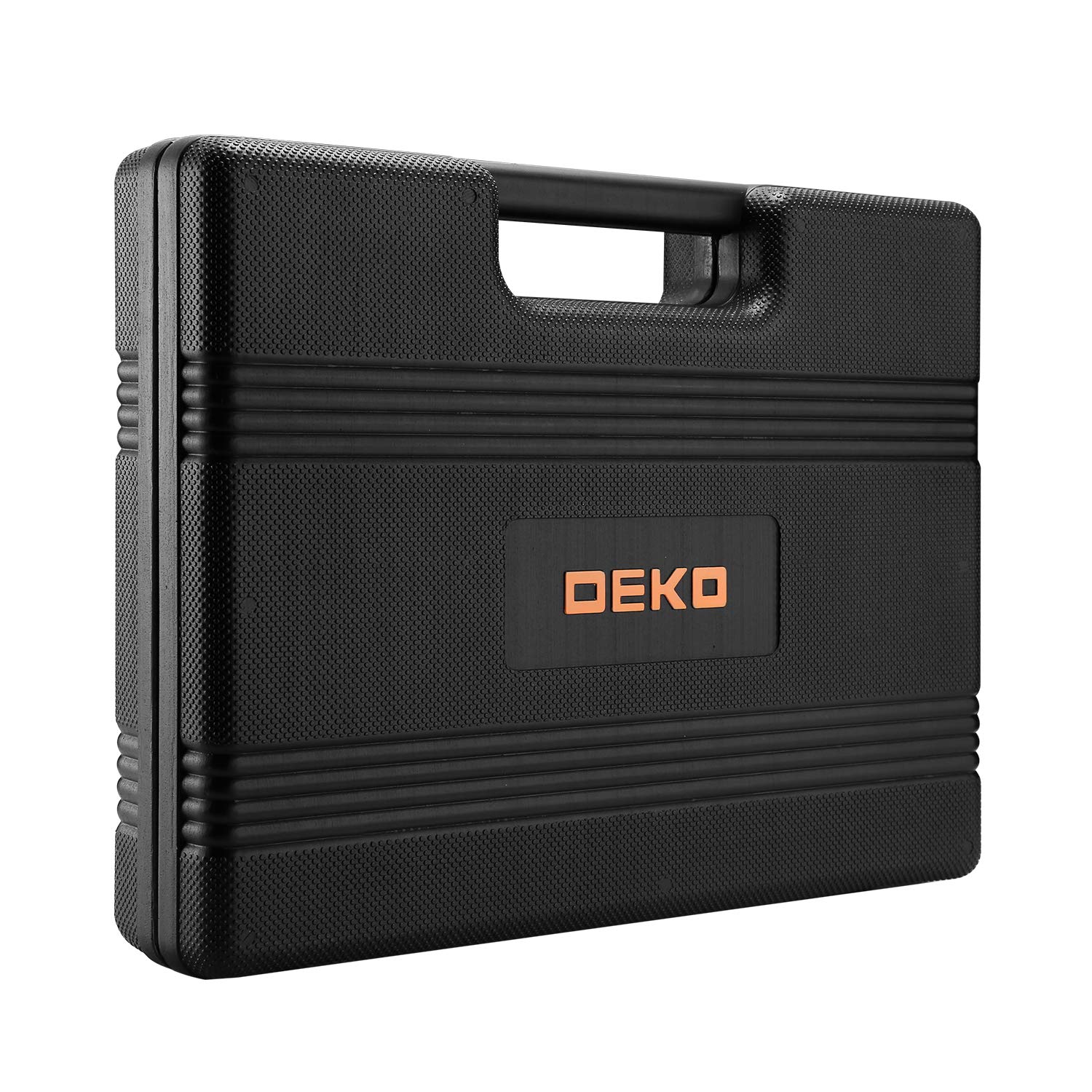 DEKOPRO 65-piece tool set portable case makes DIY projects easy to transport