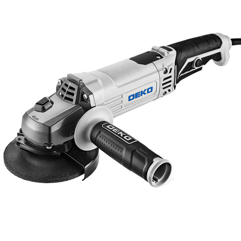 DEKOPRO angle grinder power motor delivers quick cuts and smooth grinding.