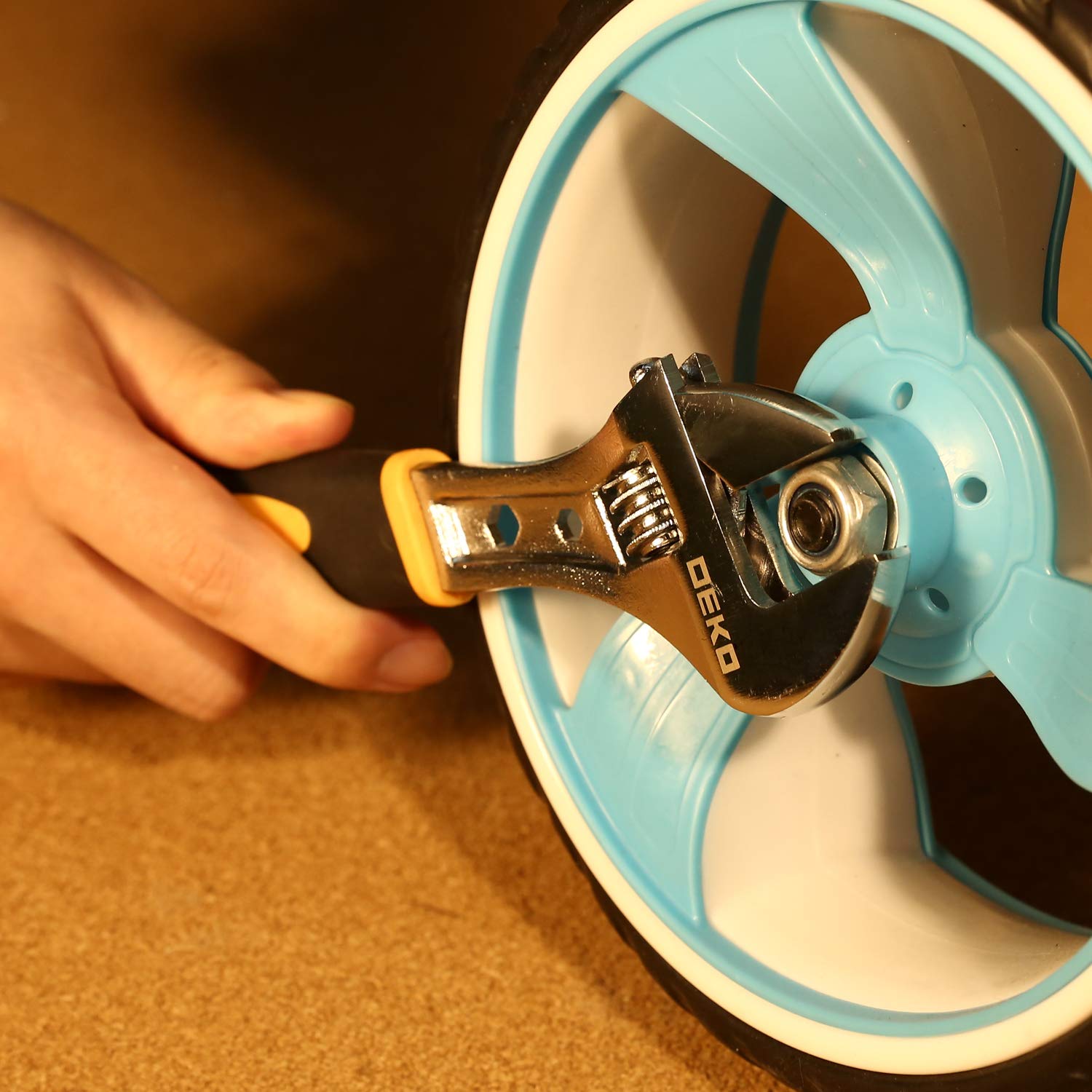 DEKOPRO compact storage case in use keeps tools secure and portable.
