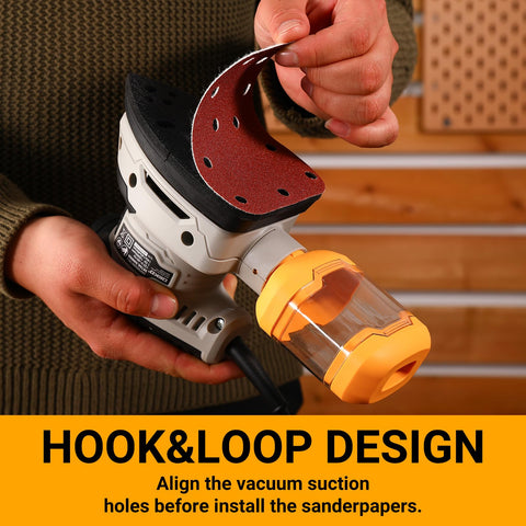 DEKOPRO hook-and-loop pad enables quick paper changes