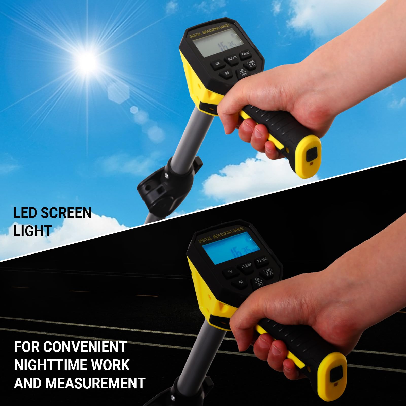 DEKOPRO digital measuring wheel includes instruction manual for quick setup